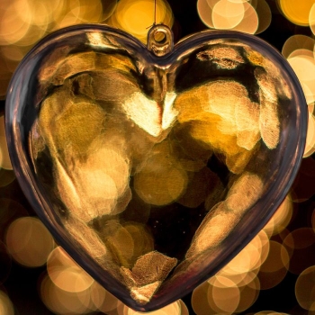 Fillable Heart Shaped Gift Container - 80mm